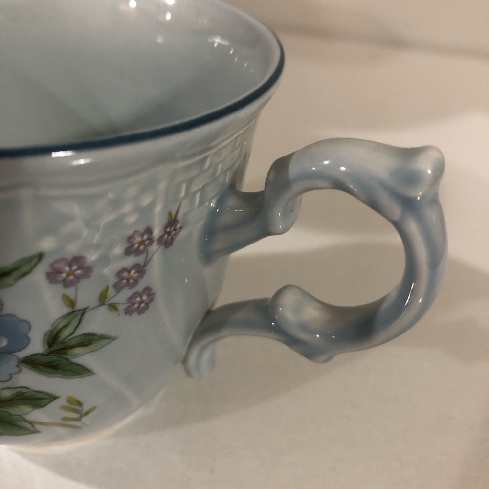 Mikasa Precious Blue Michelle D2501 - Picture 3 of 11